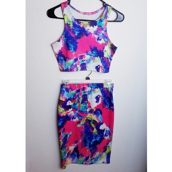 CODIGO 2 Piece Set Skirt and Bra - Picture 1 of 5